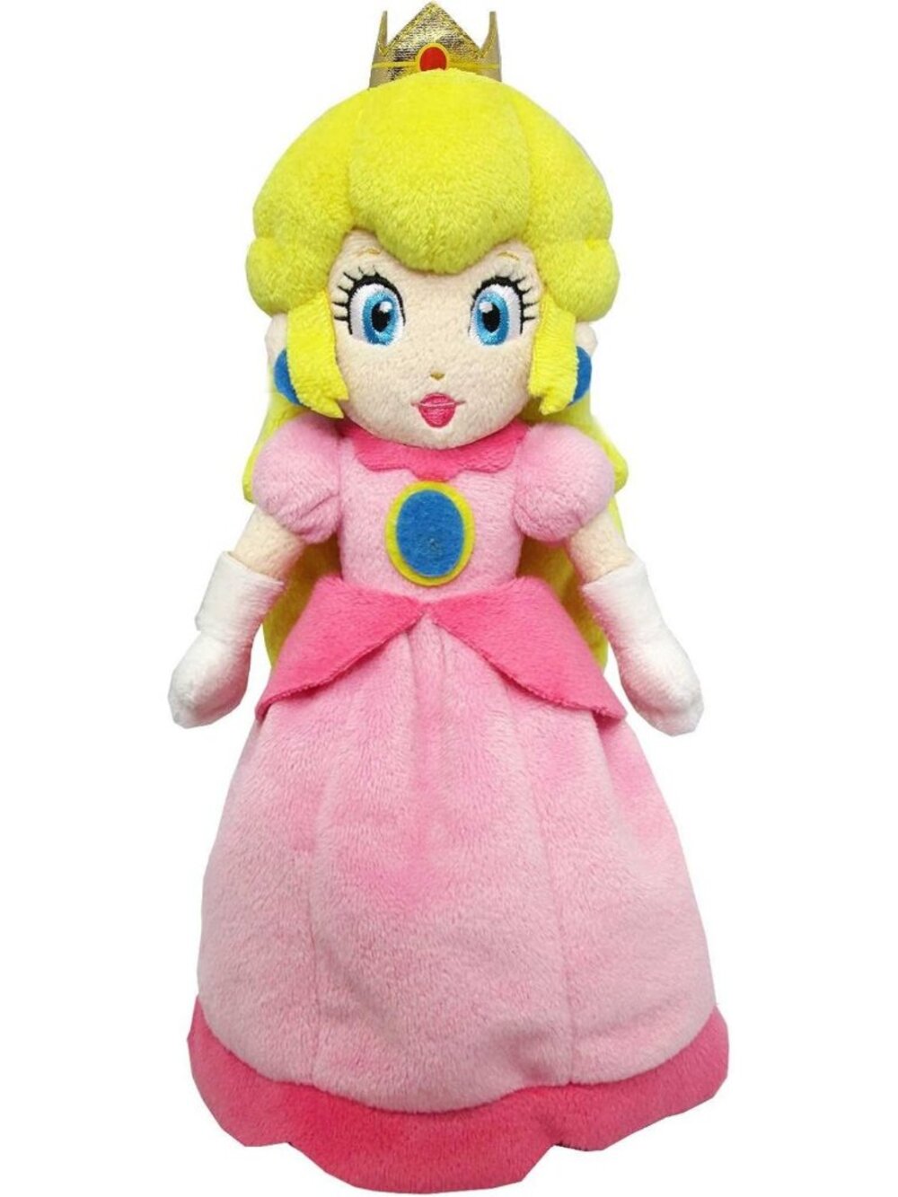 Adorable 10" Peach Stuffed Plush Toy - Super Mario All Star Collection